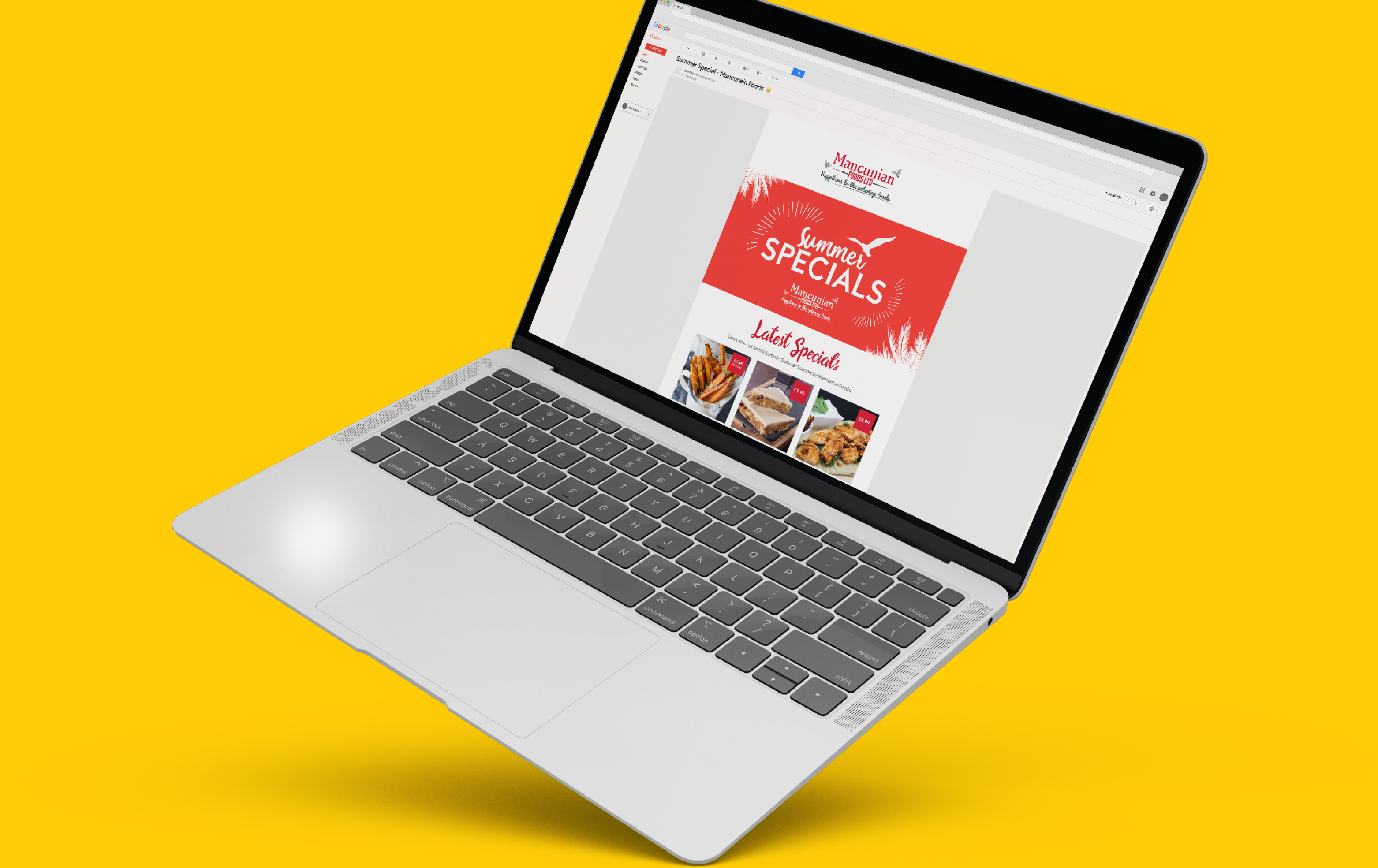 Mancunian Foods Laptop