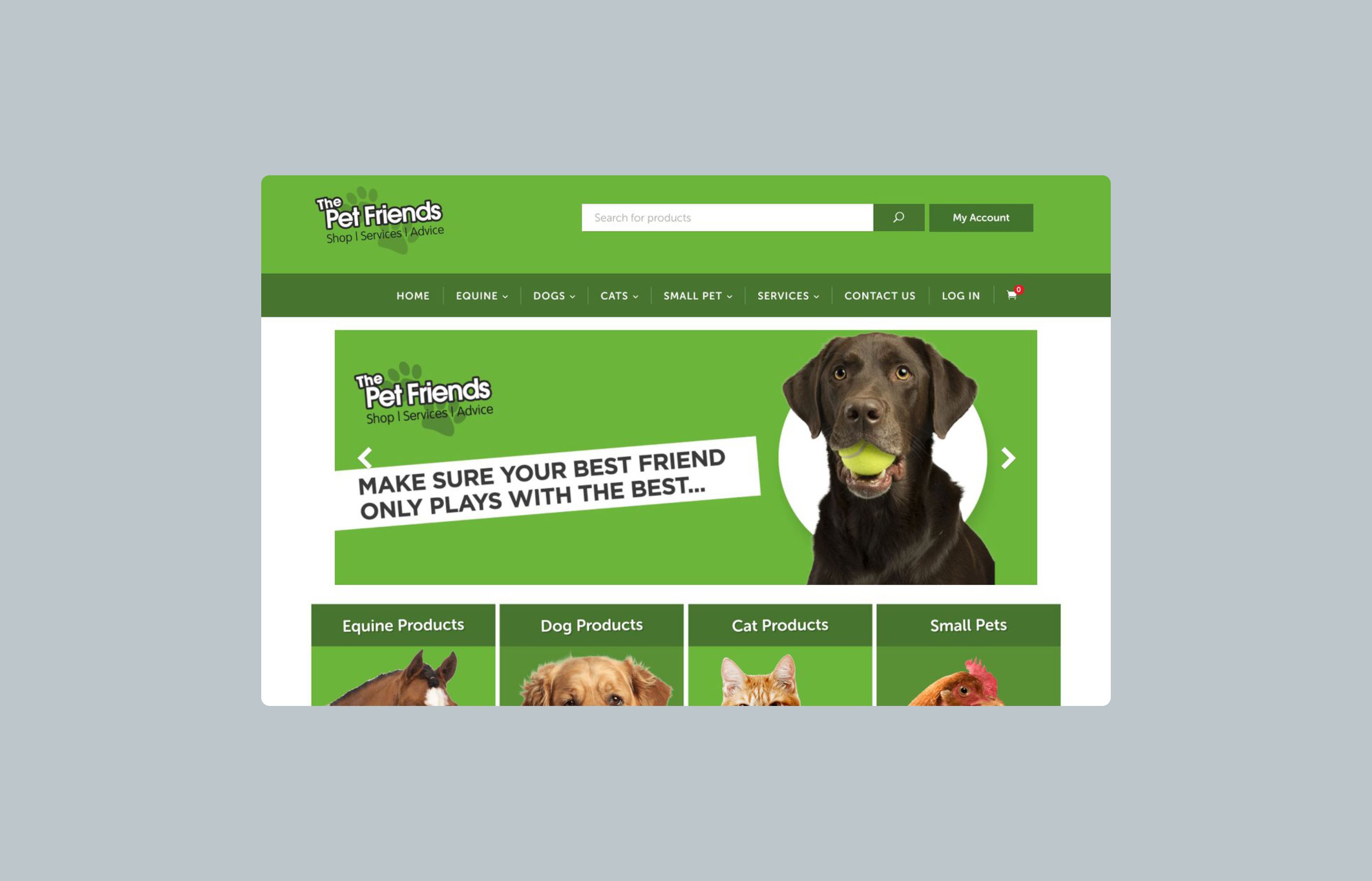 The Pet Friends - Old Website